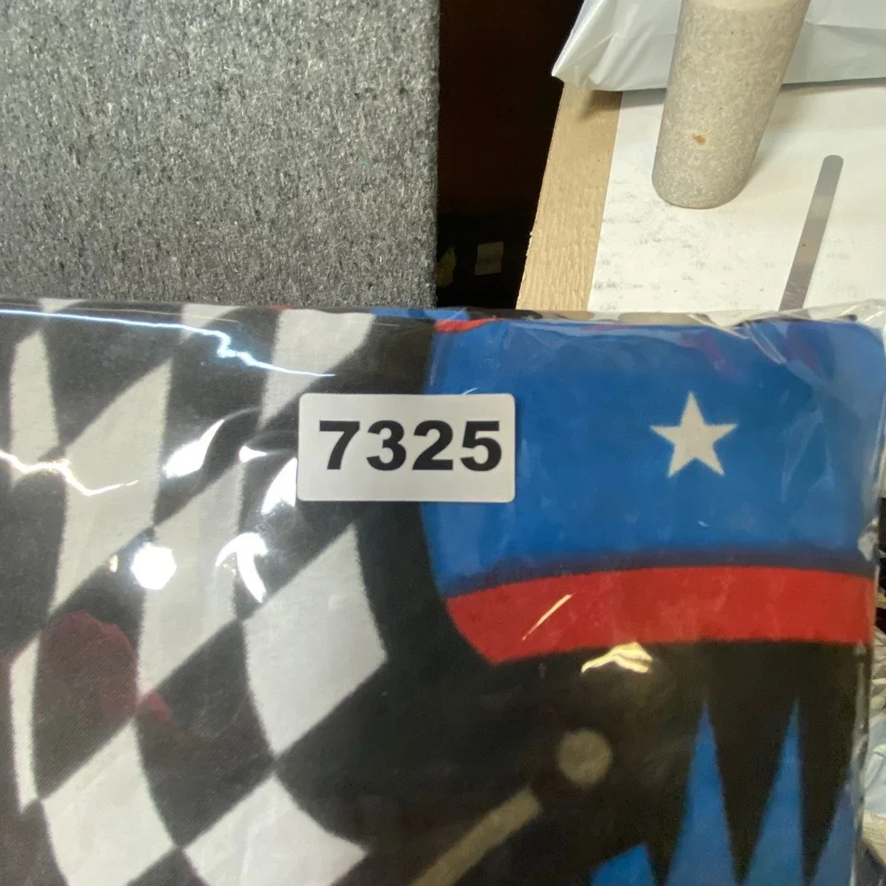 NASCAR Flag 50th Anniversary 1948-1998 Blue Vintage Racing Garage Banner